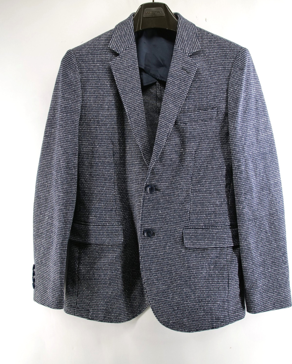 Nordstrom Mario Bellucci Fabric Women Made in Italy Small Micro Check Gray